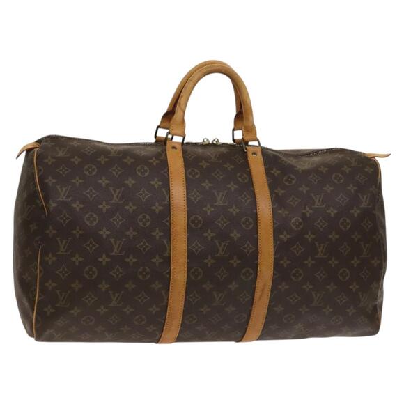 LOUIS VUITTON Monogram Keepall 55 Boston Bag M41424 - Picture 1 of 16
